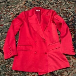 Like new XS S’edge pink Satin Blazer perfect condition no smoke or pets